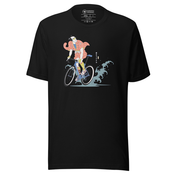 Samurai Bicycle Racing Ukiyo-e Unisex T-shirt