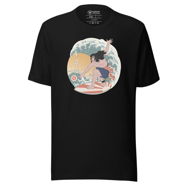 Samurai Surfing 2 Water Sport Ukiyo-e Unisex T-Shirt