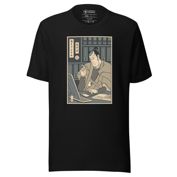Samurai Accountant Japanese Ukiyo-e Unisex T-Shirt