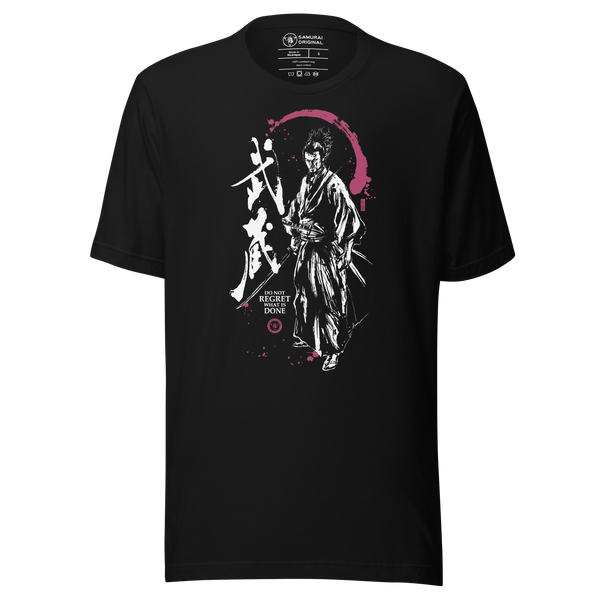Samurai Miyamoto Musashi Ronin Calligraphy Unisex T-Shirt