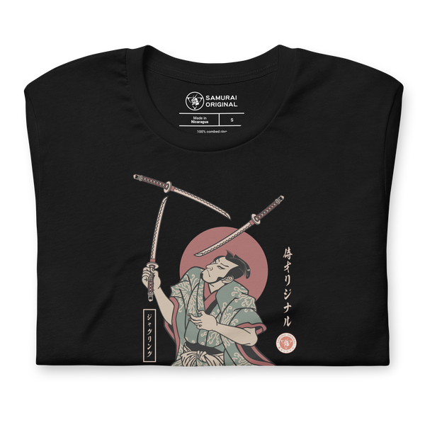 Samurai Juggling Katana Ukiyo-e Unisex T-Shirt