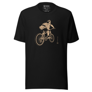 Samurai Bicycle Japanese Ukiyo-e Unisex T-shirt 2 - Samurai Original
