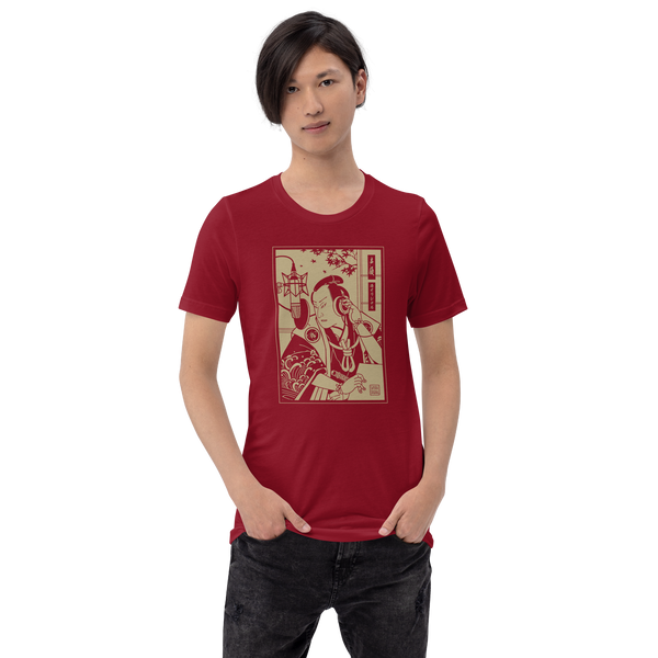 Samurai Voice Actor Japanese Ukiyo-e Unisex T-shirt 2