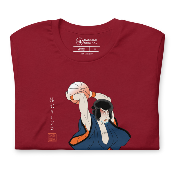 Samurai Basketball Japanese Ukiyo-e Unisex t-shirt 5