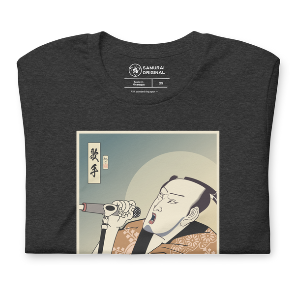 Samurai Singer Artist Ukiyo-e Unisex T-Shirt