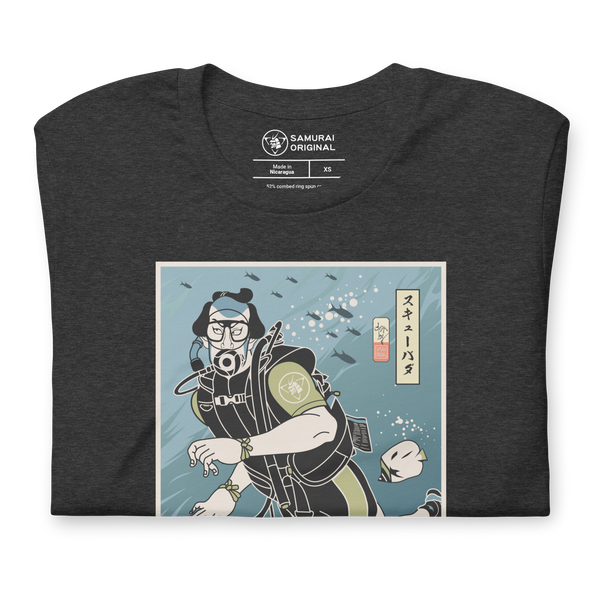 Samurai Scuba Diver Ukiyo-e Unisex T-Shirt