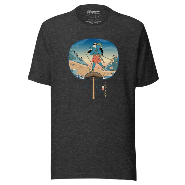Samurai Trekking Ukiyo-e Unisex t-shirt