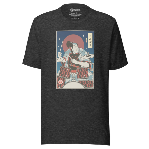 Samurai Drummer Percussion Music Ukiyo-e Unisex T-Shirt