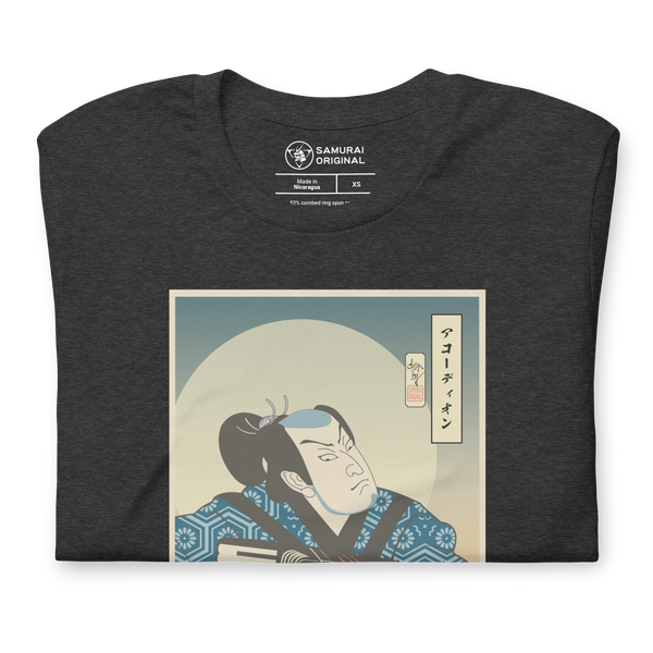 Samurai Accordion Music Japanese Ukiyo-e Unisex T-Shirt