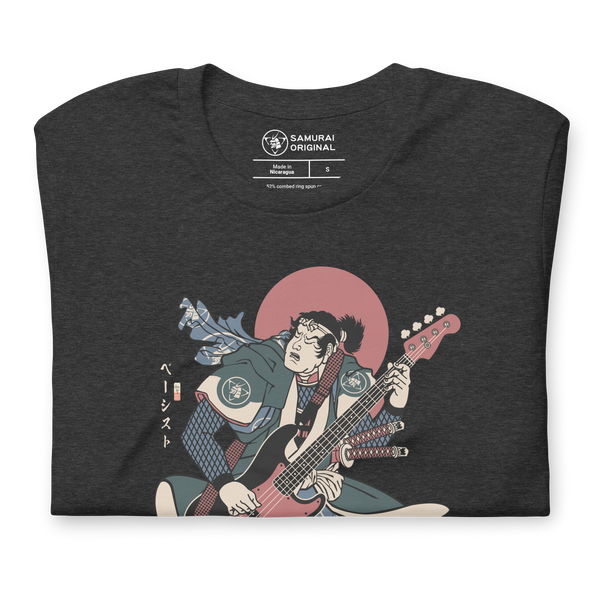 Samurai Bassist Player 4 Music Ukiyo-e Unisex T-Shirt