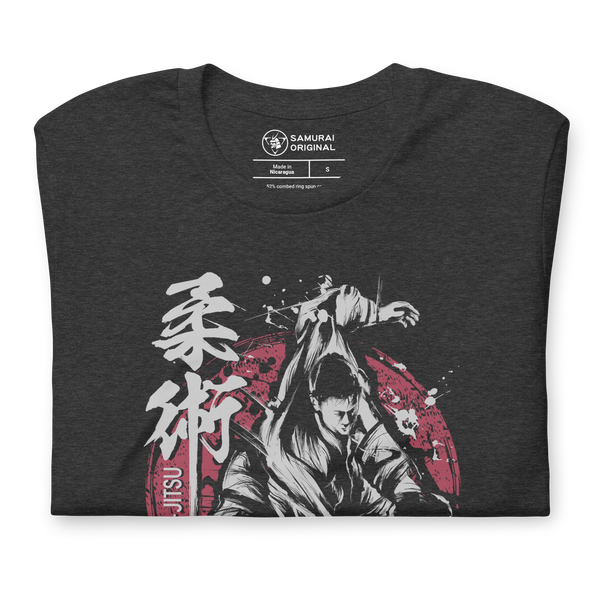 Jiu Jitsu Brazilian Martial Japanese Calligraphy Unisex T-Shirt 2