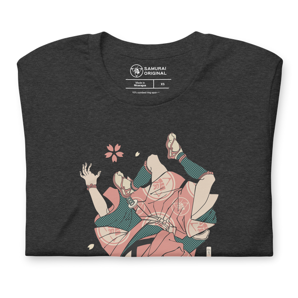 Samurai Hip Hop Dance Ukiyo-e Funny Unisex T-Shirt
