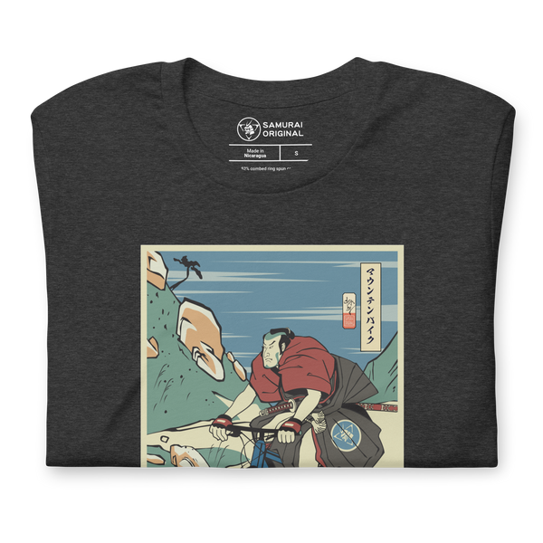 Samurai Mountain Bike Ukiyo-e Unisex T-Shirt