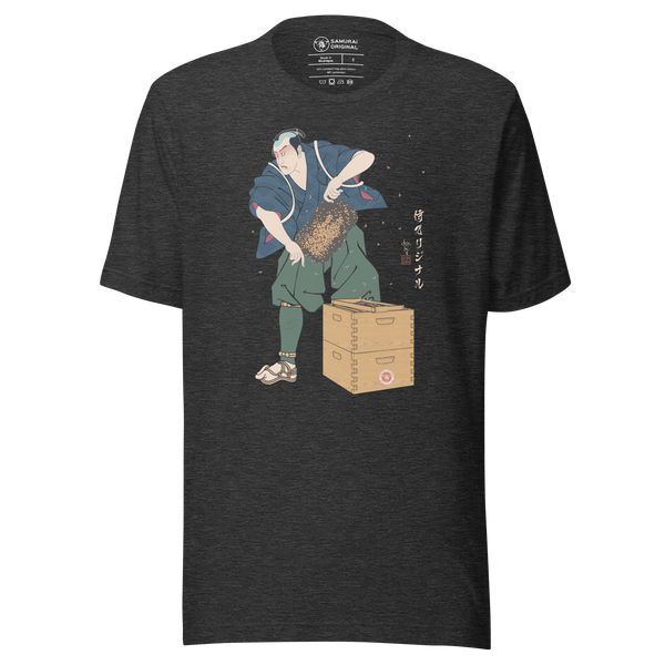 Samurai Beekeepers Ukiyo-e Unisex T-shirt - Samurai Original
