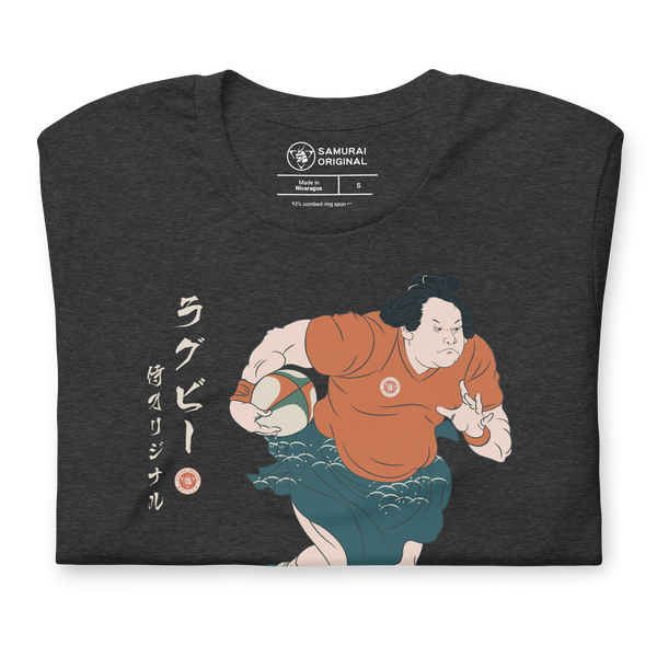 Samurai Rugby Ukiyo-e 2 Unisex T-shirt