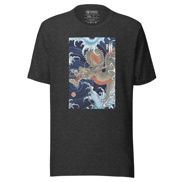 Dragon Japanese Ukiyo-e Unisex T-shirt - Samurai Original
