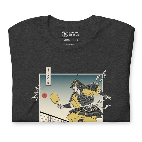 Samurai Pickleball Japanese Ukiyo-e Unisex T-shirt 3