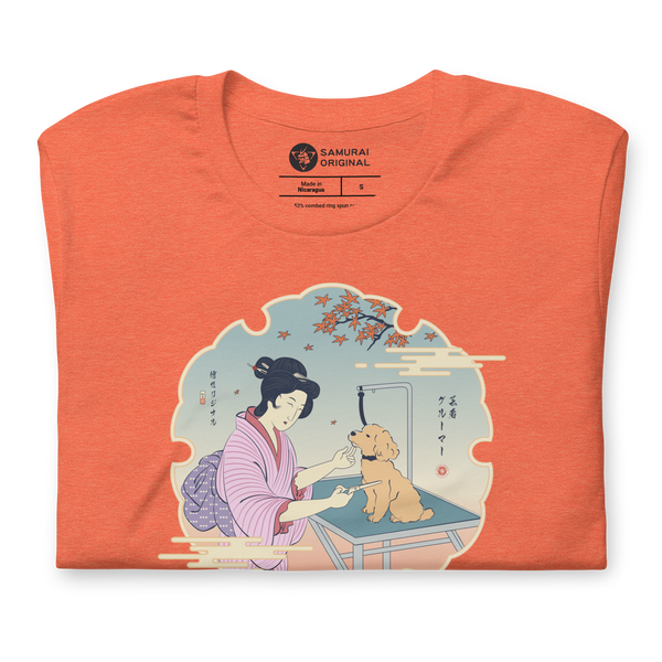 Geisha Groomer Japanese Ukiyo-e Unisex T-shirt
