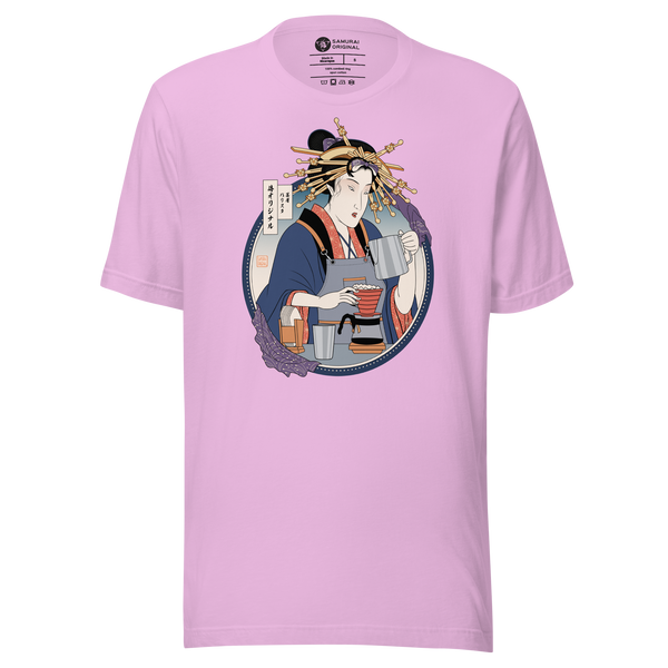 Geisha Barista Ukiyo-e Unisex t-shirt
