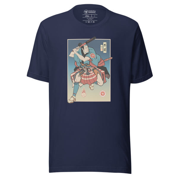 Samurai Baseball Player Sport Ukiyo-e Unisex T-Shirt