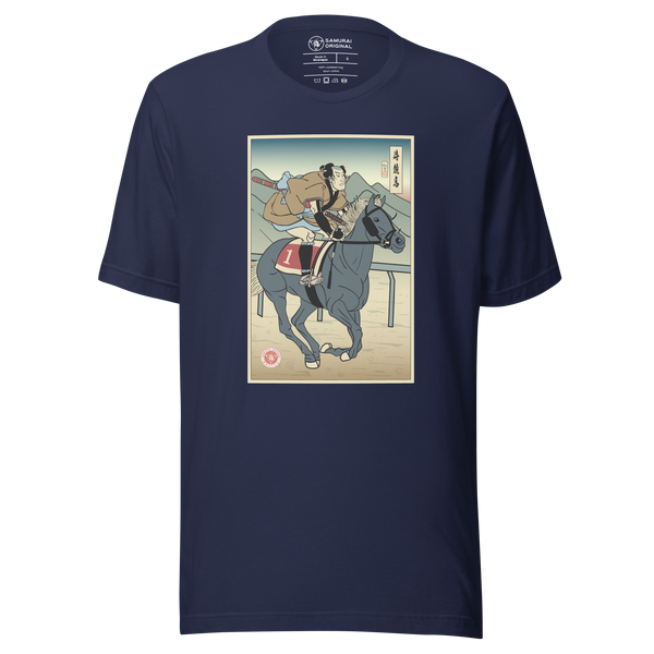 Samurai Horse Racing Ukiyo-e Unisex T-Shirt