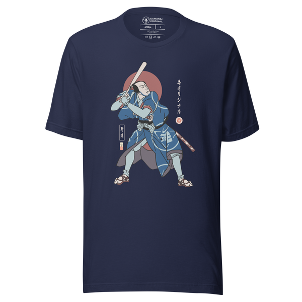 Samurai Baseball Player 2 Sport Ukiyo-e Unisex T-shirt