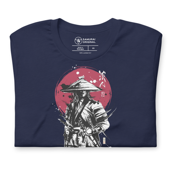 Samurai Ronin Sumi-e Japanese Ink Painting Unisex T-Shirt
