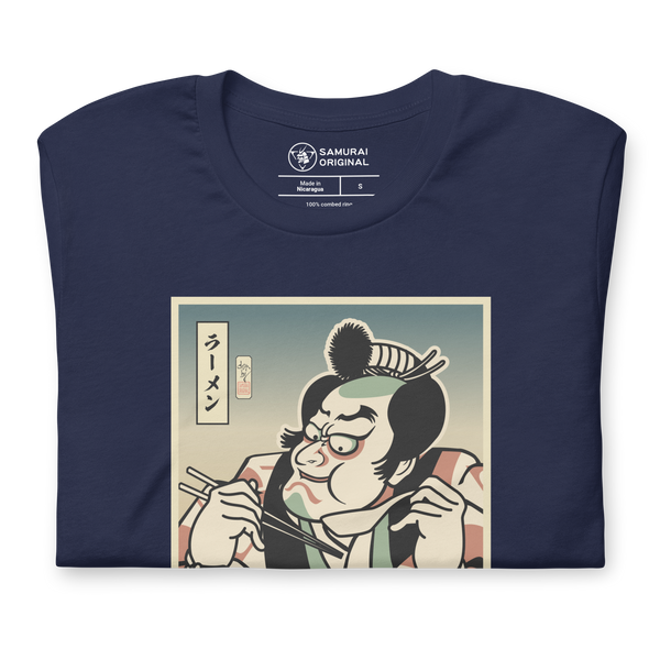 Samurai Ramen Noodles Japan's Food Ukiyo-e Funny Unisex T-Shirt
