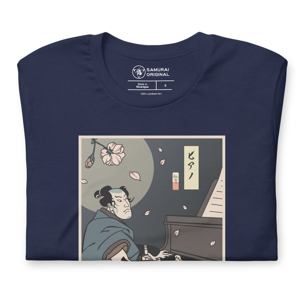 Samurai Piano Classical Music Ukiyo-e Unisex T-Shirt