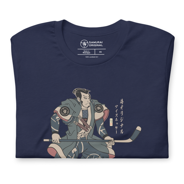 Samurai Ice Hockey Winter Sport Ukiyo-e Unisex T-Shirt
