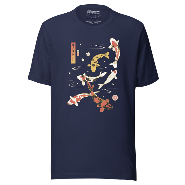 Koi Fish Japanese Ukiyo-e Unisex T-shirt