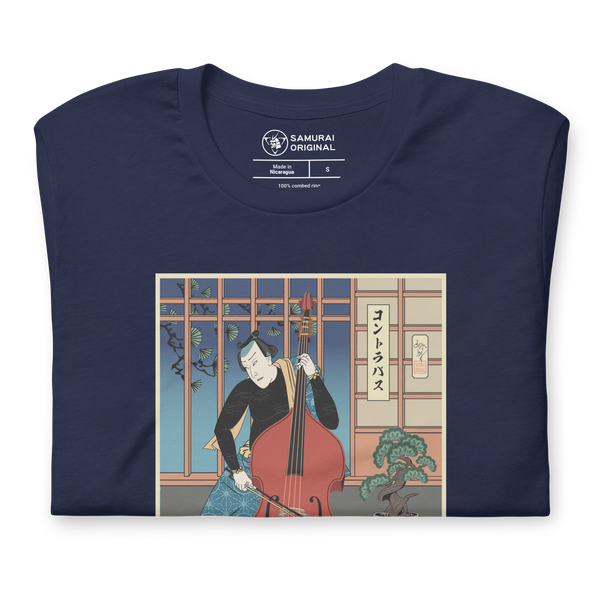 Samurai Contrabass Ukiyo-e Unisex T-Shirt