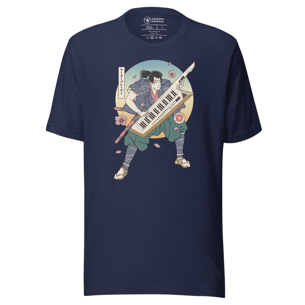 Samurai Keytar Player Music Ukiyo-e Unisex T-Shirt