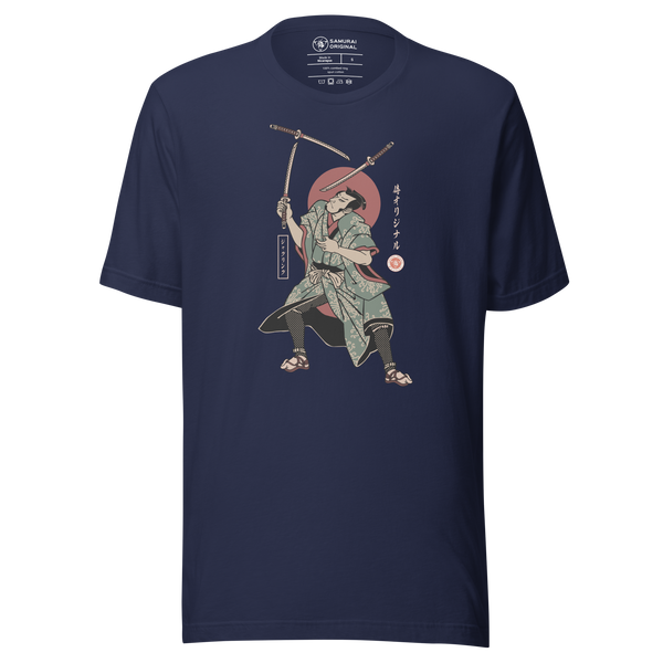 Samurai Juggling Katana Ukiyo-e Unisex T-Shirt