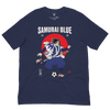 Samurai Blue 2026 Football Ukiyo-e Unisex T-shirt Navy - Samurai Original
