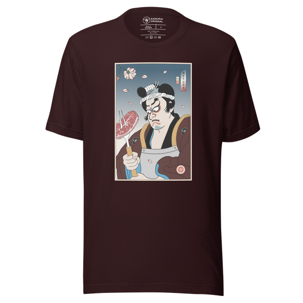 Samurai Chef BBQ Barbecue Funny Unisex t-shirt