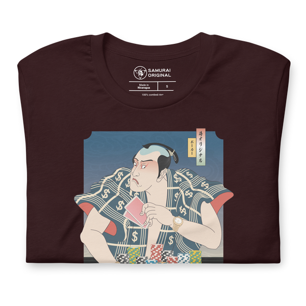 Samurai Pocker Ukiyo-e Unisex T-shirt