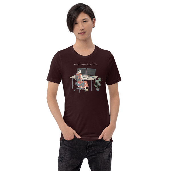 Samurai Programmer Ukiyo-e 6 Unisex t-shirt