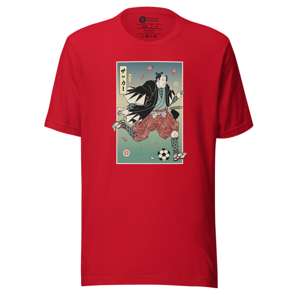 Samurai Football Player Ukiyo-e Unisex T-Shirt