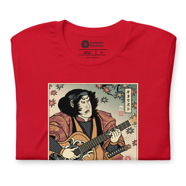 Samurai Guitar Player 3 Music Ukiyo-e Unisex T-Shirt