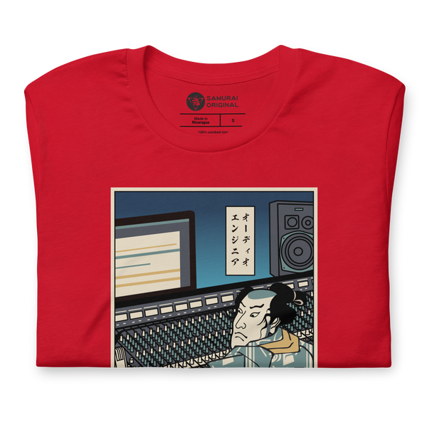 Samurai Audio Engineer Ukiyo-e Unisex T-Shirt