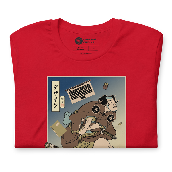 Samurai Graphic Design Ukiyo-e Unisex T-Shirt