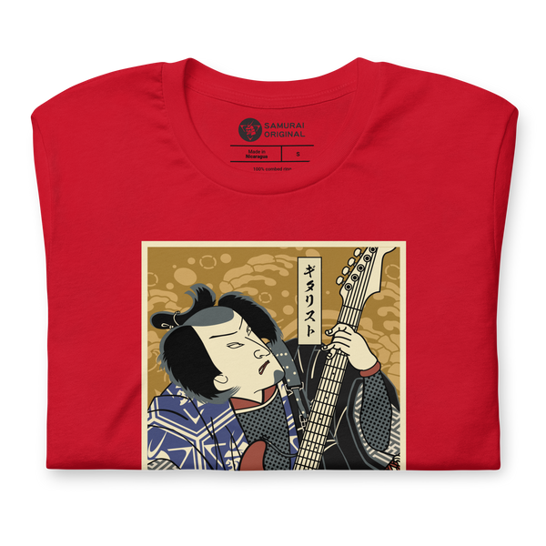 Samurai Electric Guitar Guitarist Music Ukiyo-e Unisex T-Shirt