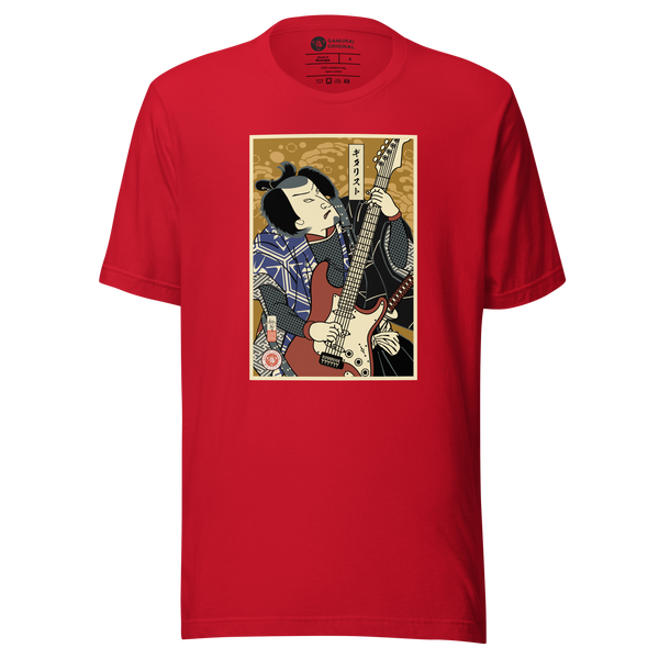 Samurai Electric Guitar Guitarist Music Ukiyo-e Unisex T-Shirt