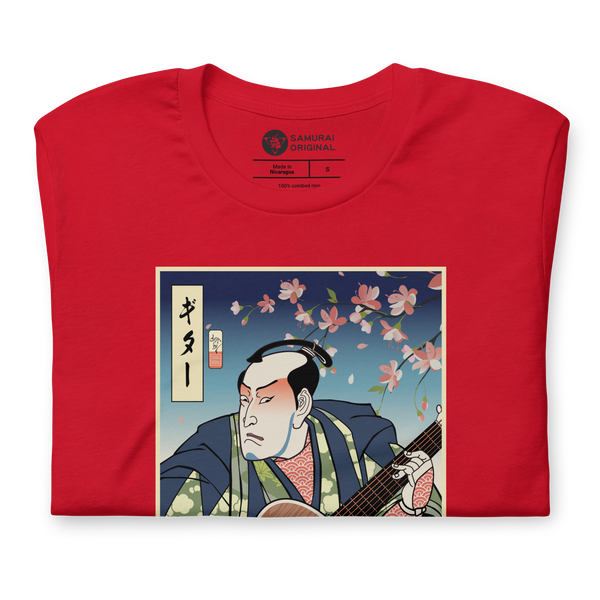 Samurai Guitar Player 2 Music Ukiyo-e Unisex T-Shirt