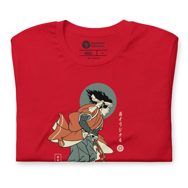 Samurai Bmx Kinkbike Ukiyo-e Unisex T-Shirt