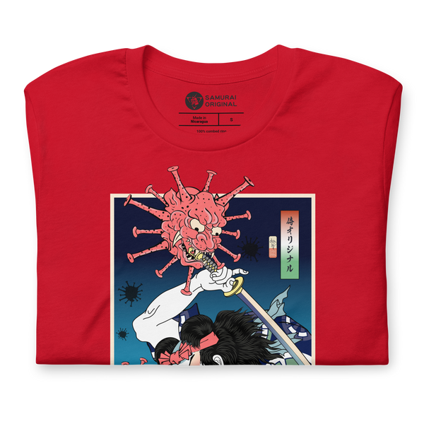 Samurai vs Virus Demon 2 Ukiyo-e Unisex T-Shirt