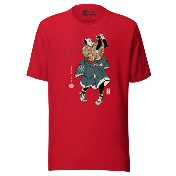 Samurai Golf Player Ukiyo-e Unisex T-Shirt