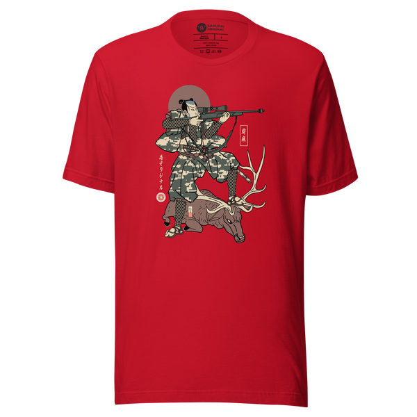 Samurai Hunting Prey Ukiyo-e Unisex T-Shirt