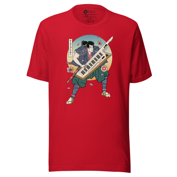 Samurai Keytar Player Music Ukiyo-e Unisex T-Shirt